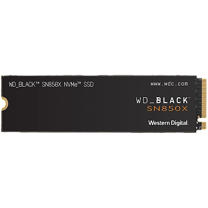 SSD WD Black SN850X 2TB M.2 2280 PCIe Gen4 x4 NVMe, Read/Write: 7300/6600 MBps, IOPS 1200K/1100K, TBW: 1200