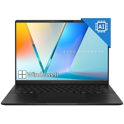 Asus Vivobook S S5406SA-QD053W, INTEL LNL Ultra 5 16GB, 14" OLED  WUXGA(WU) (1920X1200)16:10,16GB LPDDR5X ( on BD),512 GB SSD,Backlit Chiclet Keyboard 1-Zone RGB with Num-key, Windows 11, Black+Backpack