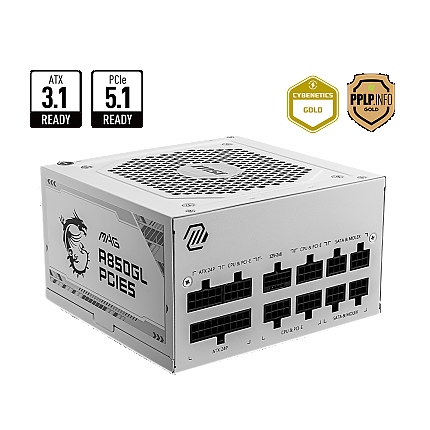 PSU MSI MAG A850GL PCIE5 WHITE