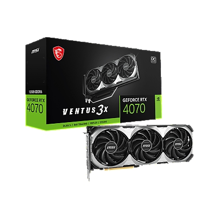 MSI RTX4070 VENTUS 3X E1 12 OC