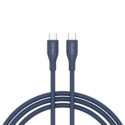 CANYON cable CC60SC10 C-C 60W 1m Silicon Dark blue