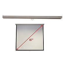 Acer M87-S01MW Projection Screen, 87" (1:1), 70''x70'' (Area 1740mm X 1740mm), Wall & Ceiling, Matte White, Manual, 5.5Kg