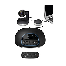 Logitech ConferenceCam Group, Full HD, Up To 14 Seats, Remote Control, HD Zoom, Autofocus, Black