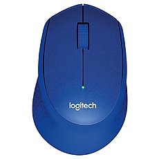 Logitech Wireless Mouse M330 Silent Plus, blue