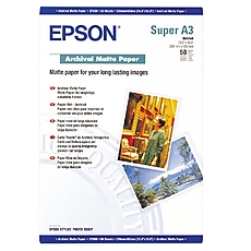 Epson Archival Matte Paper, DIN A3+, 192 g/m2, 50 Blatt