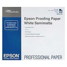 Epson Proofing Paper White Semimatte, DIN A3+, 100 Blatt