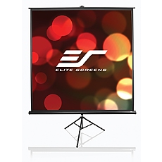 Elite Screen T85UWS1 Tripod, 85" (1:1), 152.4 x 152.4 cm, Black