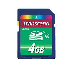 Transcend 4GB SDHC (Class 4)