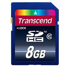 Transcend 8GB SDHC (Class 10)