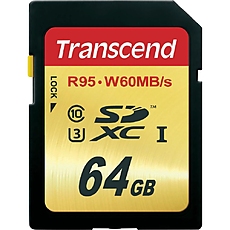 Transcend 64GB SDXC UHS-I U3 Card