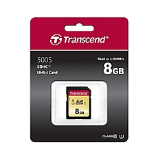 Transcend 8GB SD Card UHS-I U1, MLC