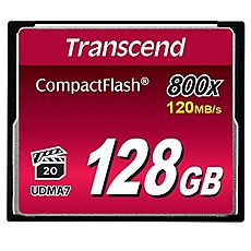 Transcend 128GB CF Card (800x)