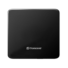 Transcend 8X DVD±RW, Slim Type, USB 2.0 (Black), 13.9mm Thickness