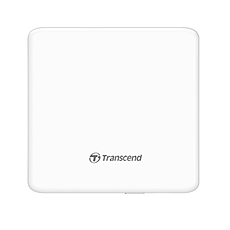 Transcend 8X DVD±RW, Slim Type, USB 2.0 (White), 13.9mm Thickness