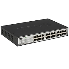 D-Link 24-Port 10/100/1000Mbps Copper Gigabit Ethernet Switch, rack mountable