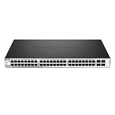 D-Link 48 10/100/1000 Base-T port with 4 x 1000Base-T /SFP ports