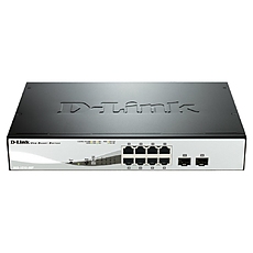 D-Link 8-Port Gigabit PoE Smart Switch with 2 SFP ports