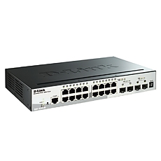 D-Link 20-Port Gigabit Stackable SmartPro Switch including 2 SFP ports and 2 x 10G SFP+ ports