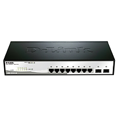 D-Link 10-Port Gigabit Smart Switch with 2 SFP ports