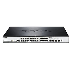 D-Link 28-Port Gigabit Stackable POE Smart Managed Switch including 4 10G SFP+