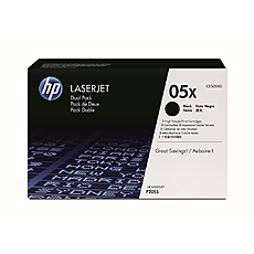 HP 05X Black Dual Pack LaserJet Toner Cartridges