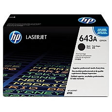 HP 643A Black LaserJet Toner Cartridge