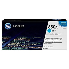 HP 650A Cyan LaserJet Toner Cartridge