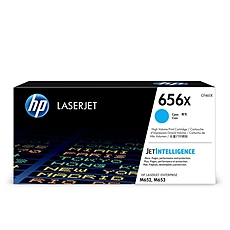 HP 656X High Yield Cyan Original LaserJet Toner Cartridge (CF461X)