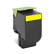 Lexmark 80C2HY0 CX410, 510 Yellow Return Programme 3K Toner Cartridge