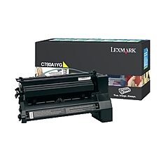 Lexmark C780A1YG C780, C/X782, 782XL Yellow Return Programme 6K Print Cartridge