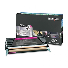 Lexmark C734A1MG C/X734, 746, X738 Magenta Return Programme 6K Toner Cartridge