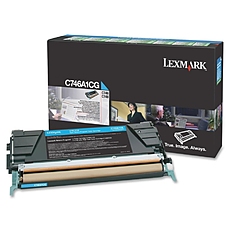 Lexmark C746A1CG C746, 748 Cyan Return Programme 7K Toner Cartridge