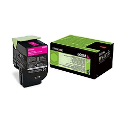 Lexmark 80C20M0 CX310, 410, 510 Magenta Return Programme 1K Toner Cartridge