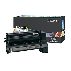 Lexmark C782X1YG C/X782, 782XL Yellow Return Programme 15K Print Cartridge