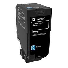 Lexmark 74C20C0 CS720, CS/CX725 Cyan Return Programme 3K Toner Cartridge