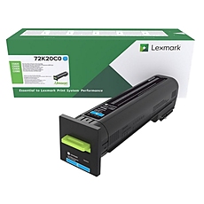 Lexmark 72K20C0 CS/CX820, CX825, 860 Cyan Return Programme 8K Toner Cartridge