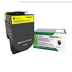 Lexmark 71B2HY0 CS/CX417, 517 Yellow Return Programme 3.5K Toner Cartridge