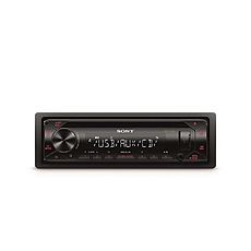 Sony CDX-G1300U In-car Media receiver with USB & Dash CD, Red illumination