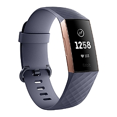 Fitbit Charge 3 Rose Gold Blue Grey