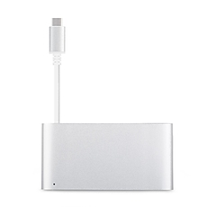 Moshi USB-C Multiport Adapter, HDMI, USB-A, Silver