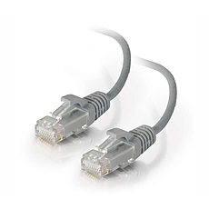 Пач кабел SeaMAX UTP кат.6 с RJ45 конектори, PVC, 5м, сив