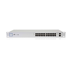 Комутатор Ubiquiti US-24-500W, 24-портов Gbit PoE+, 2xSFP слота, 500W, управляем