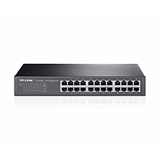 24-port Gigabit Desktop/Rackmount комутатор, 24x 10/100/1000M RJ45 ports, metal case