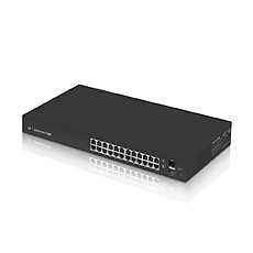 Комутатор Ubiquiti ES-24-LITE, 24-портов Gbit, 2xSFP слота, управляем