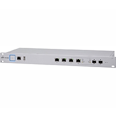 Защитна стена Ubiquiti USG-PRO-4, UnFi, 2xGE RJ45 порта, 2xGE RJ45/SFP порта, Rackmount