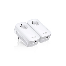 Адаптер за мрежа TP-LINK TL-PA8010PKIT, AV1200, 1x GbE порт, AC гнездо, комплект 2 бр.