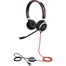 Headphones Jabra Evolve 40 Stereo, Microphone, Black