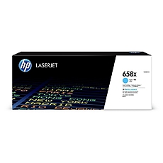 HP 658X Cyan LaserJet Toner Cartridge