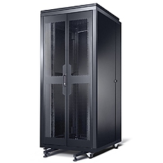 Formrack 19" Server rack 42U 800/1000mm, perforated front and back door, openable locking sides, height: 2098 mm, loading capacity: 1000kg (does not include castor/feet group)