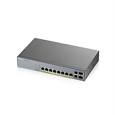 ZyXEL GS1350-12HP, 12 Port managed CCTV PoE switch, long range, 130W